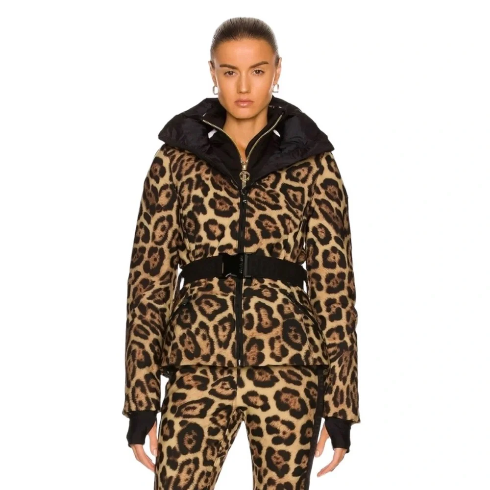 Goldbergh x Revolve Women’s Hooded Fierce Winter Jacket, Brown, US 10 - Picture 4 of 15